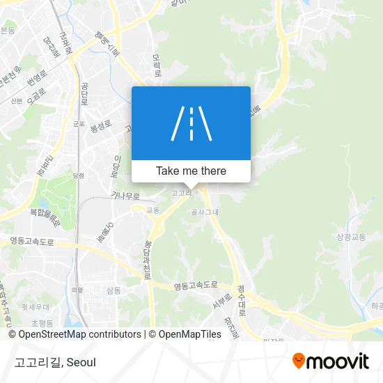 고고리길 map