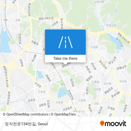 정자천로134번길 map
