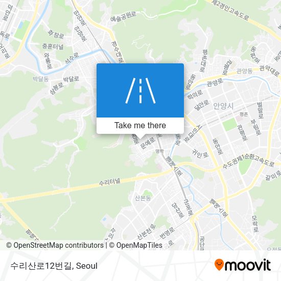 수리산로12번길 map