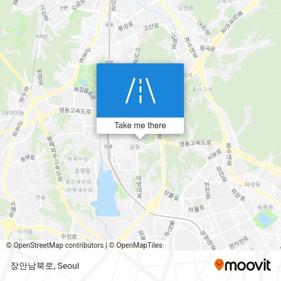 장안남북로 map