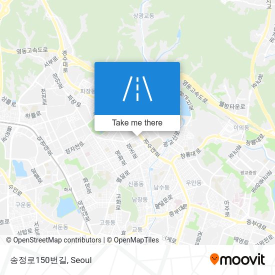 송정로150번길 map