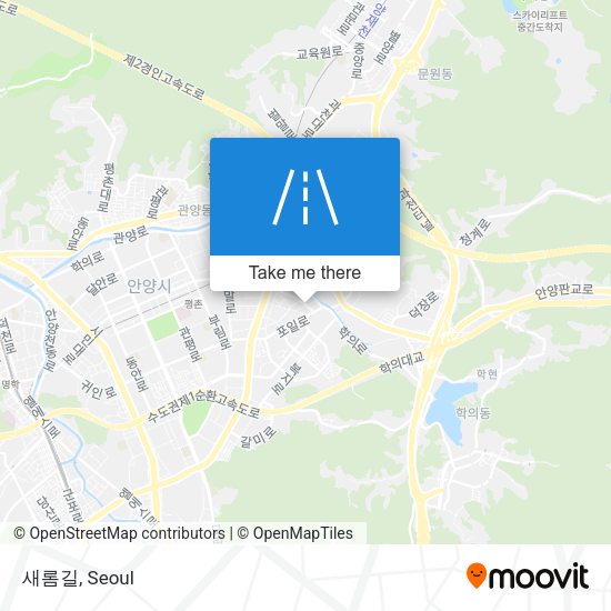 새롬길 map