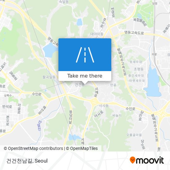 건건천남길 map