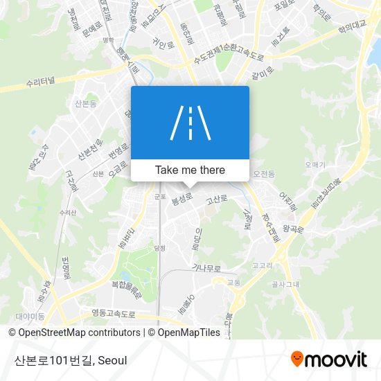 산본로101번길 map