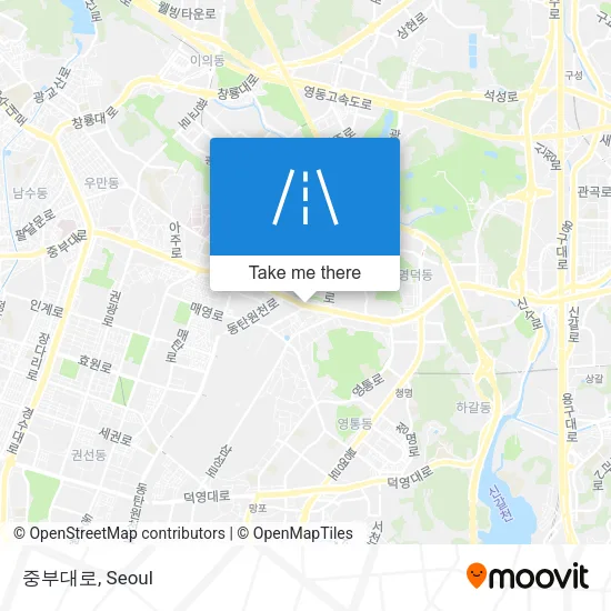 중부대로 map