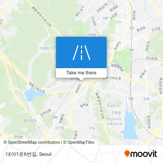 대야1로6번길 map