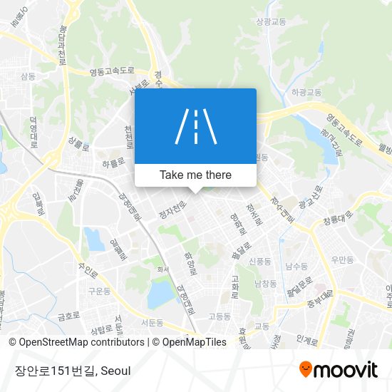장안로151번길 map