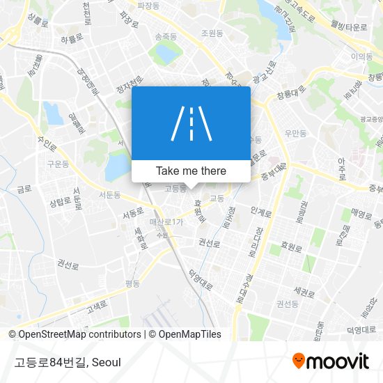 고등로84번길 map