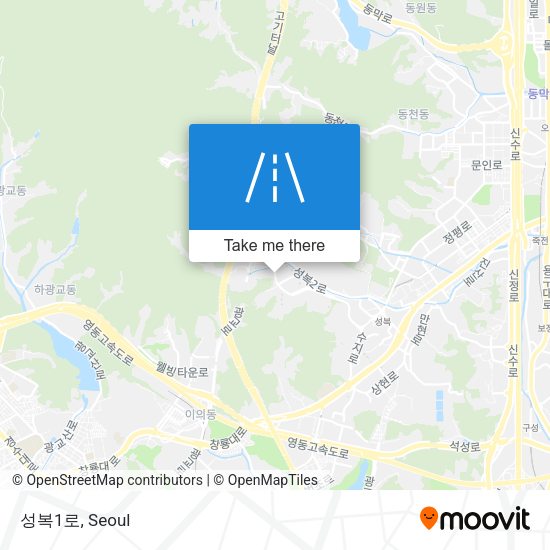 성복1로 map