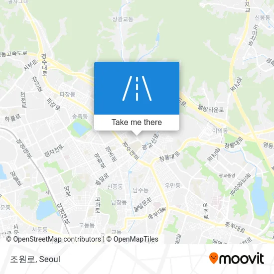 조원로 map