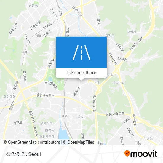 창말윗길 map