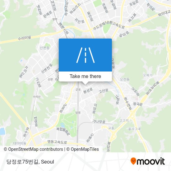 당정로75번길 map