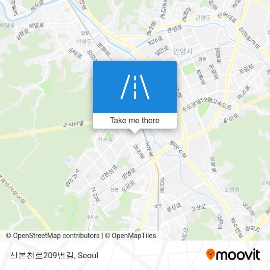 산본천로209번길 map
