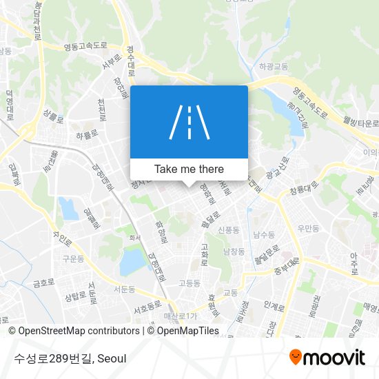 수성로289번길 map