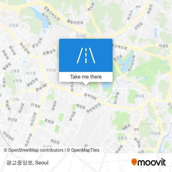 광교중앙로 map