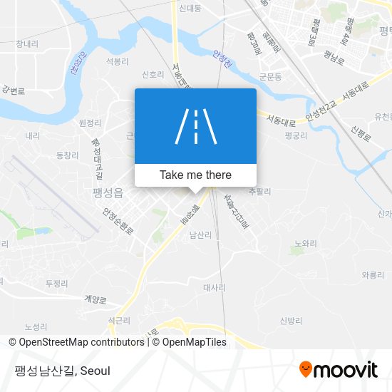 팽성남산길 map