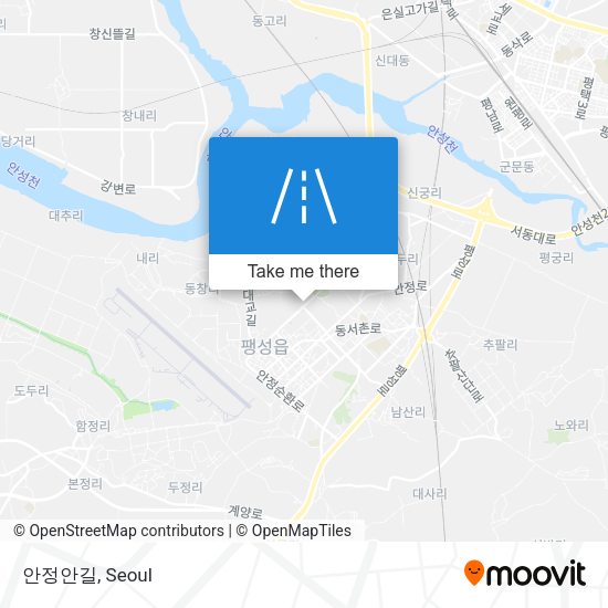 안정안길 map