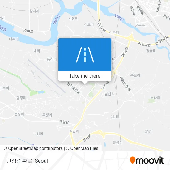 안정순환로 map