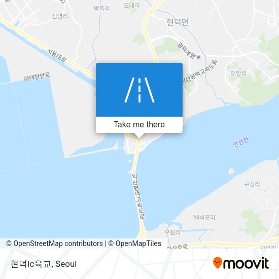 현덕Ic육교 map