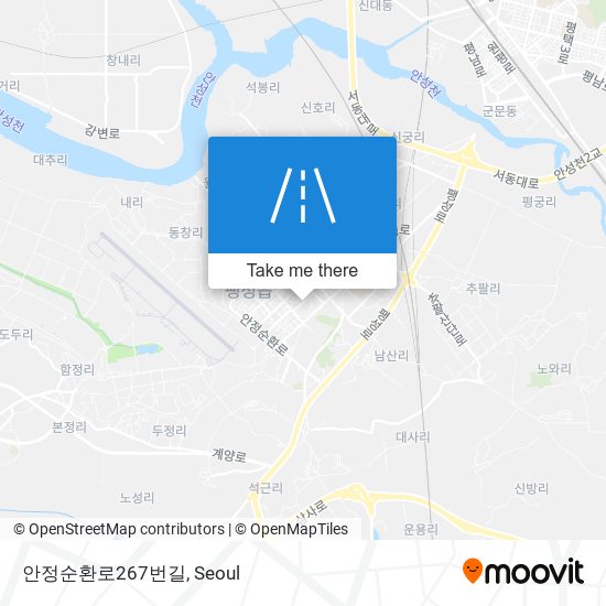 안정순환로267번길 map