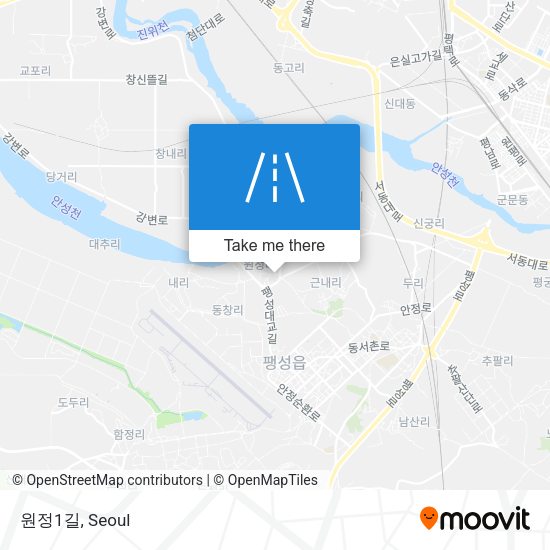 원정1길 map
