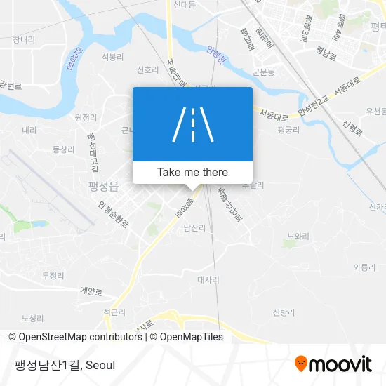 팽성남산1길 map