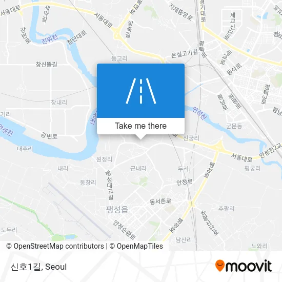 신호1길 map