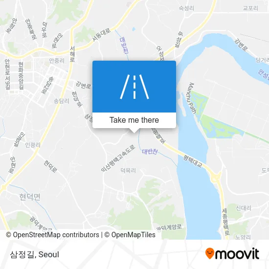 삼정길 map