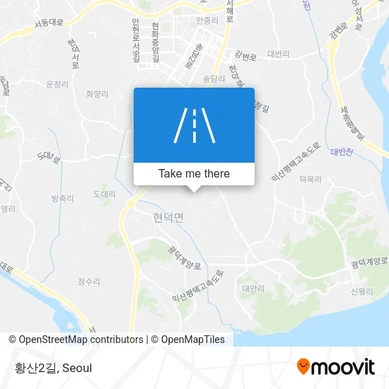 황산2길 map