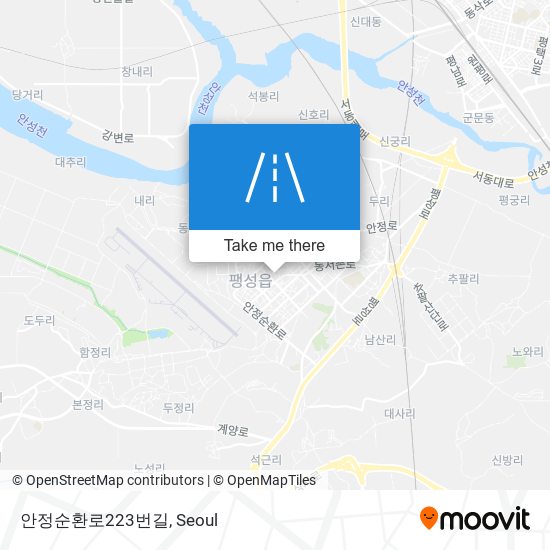 안정순환로223번길 map