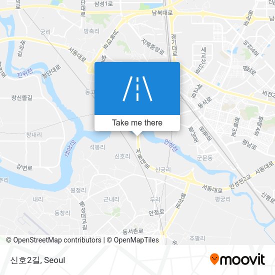 신호2길 map