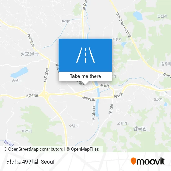 장감로49번길 map
