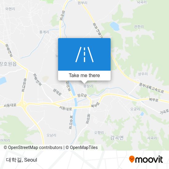 대학길 map