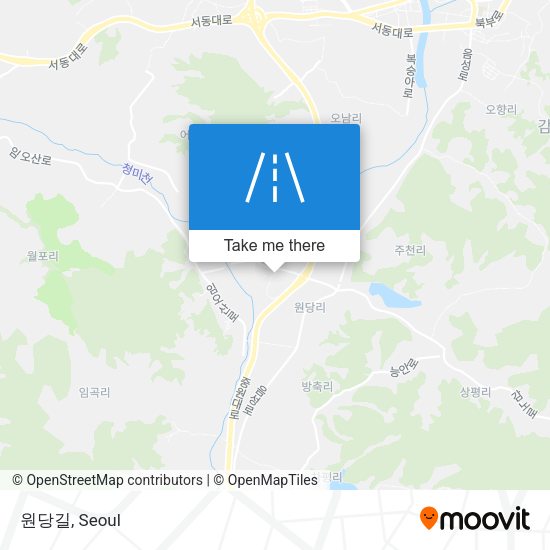원당길 map