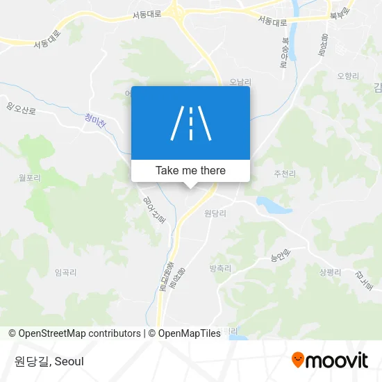 원당길 map