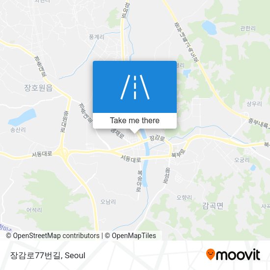 장감로77번길 map