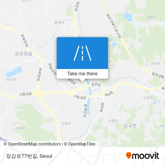 장감로77번길 map