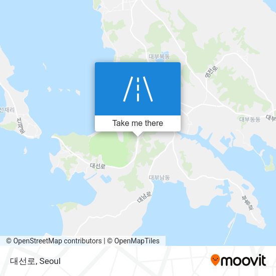 대선로 map