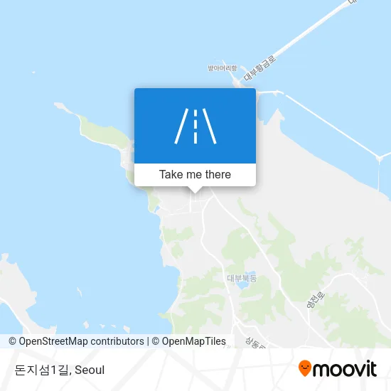 돈지섬1길 map
