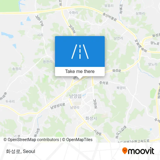 화성로 map