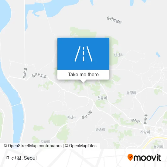 마산길 map