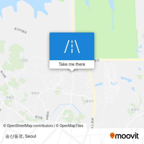송산동로 map
