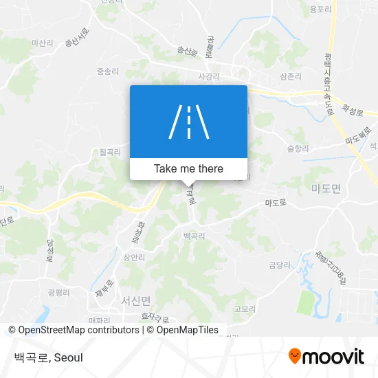 백곡로 map