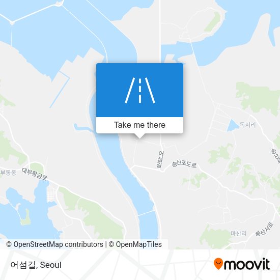 어섬길 map