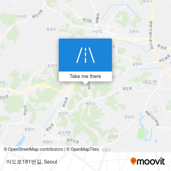 마도로181번길 map