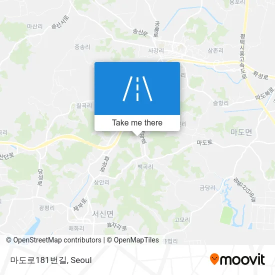 마도로181번길 map