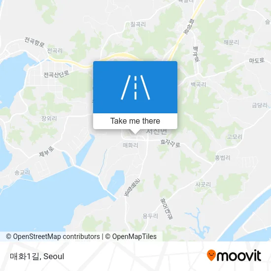 매화1길 map