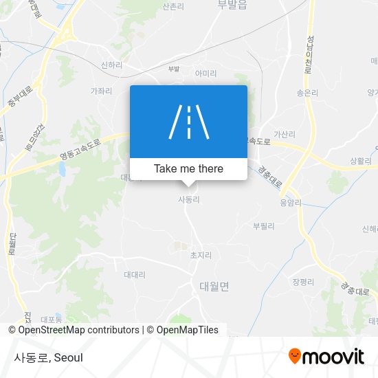 사동로 map