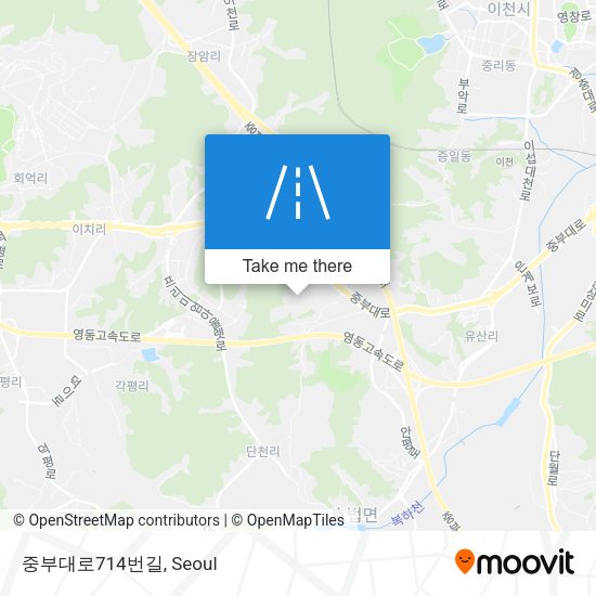 중부대로714번길 map