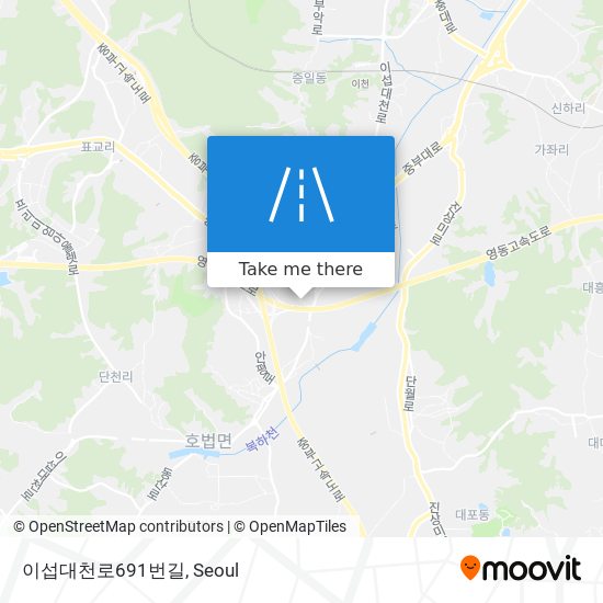 이섭대천로691번길 map